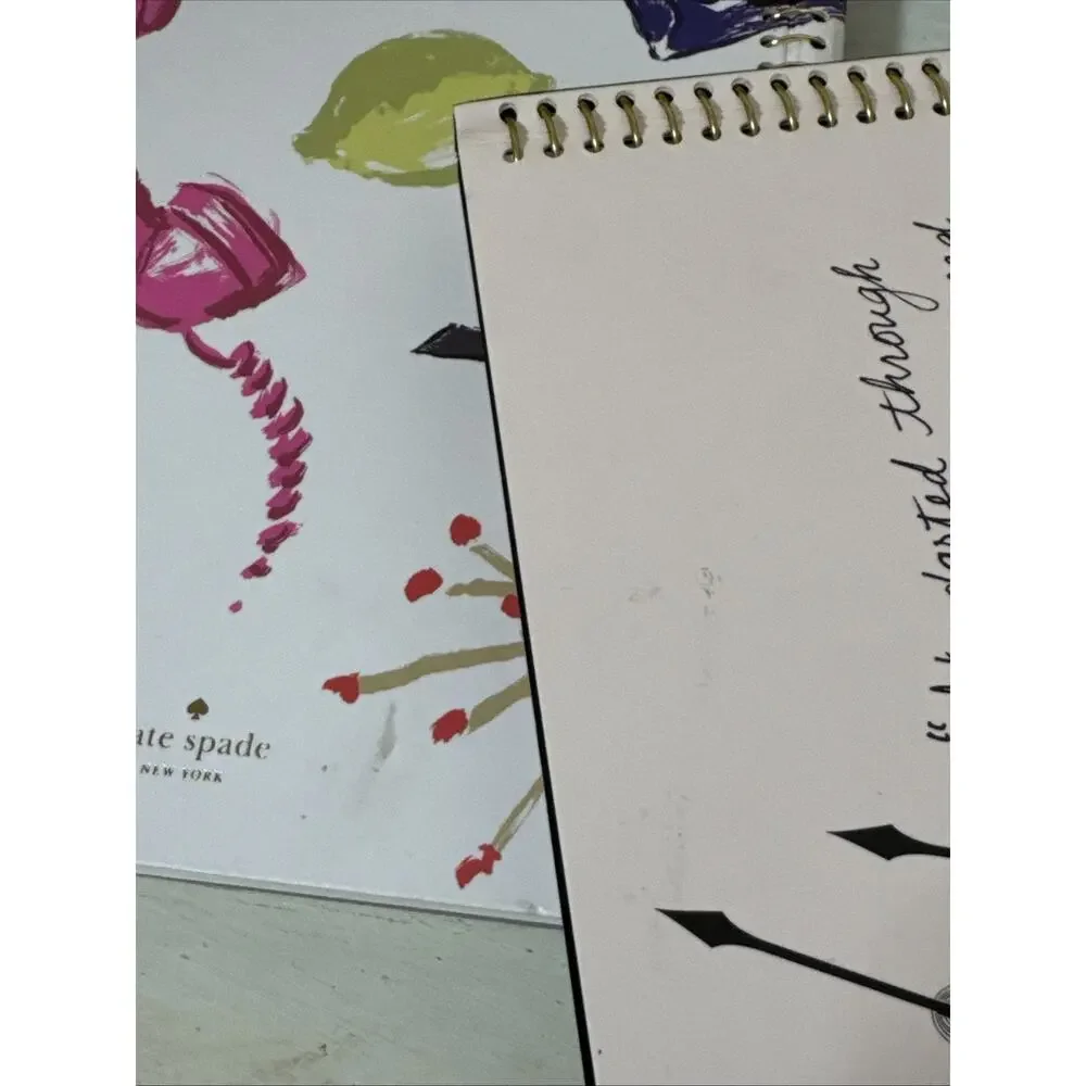 Kate Spade Spiral Journal Notebooks New With Defects Set Of 3 - Includes Emma!